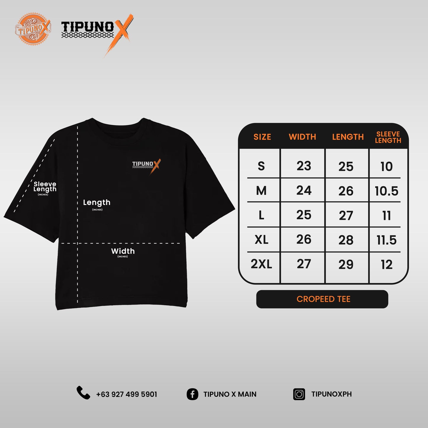 Cropped Tee Uno