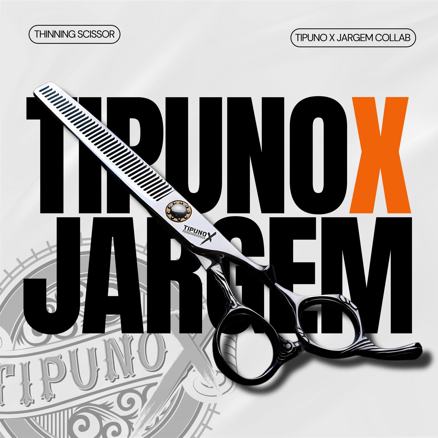 Tipuno X Jargem Collaboration Thinning Scissor
