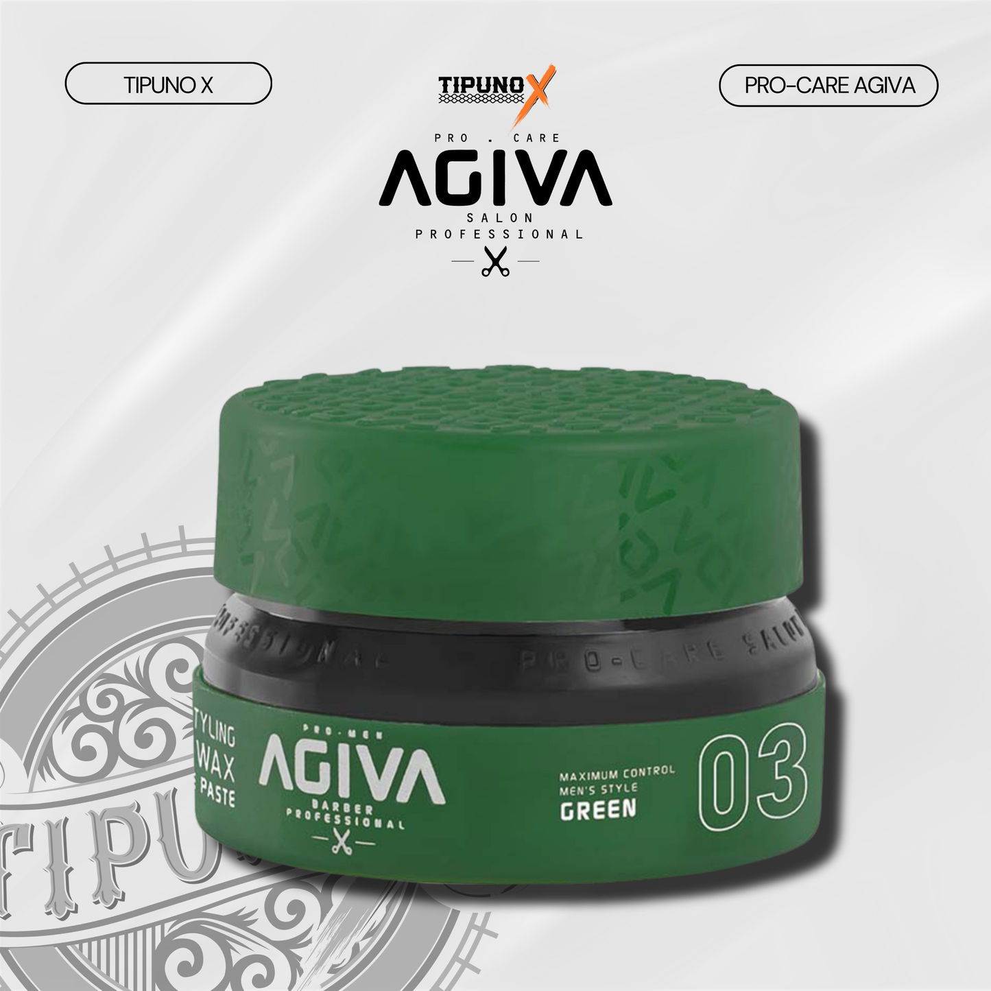 Agiva Wax Matte Paste 03 - Green 155ml