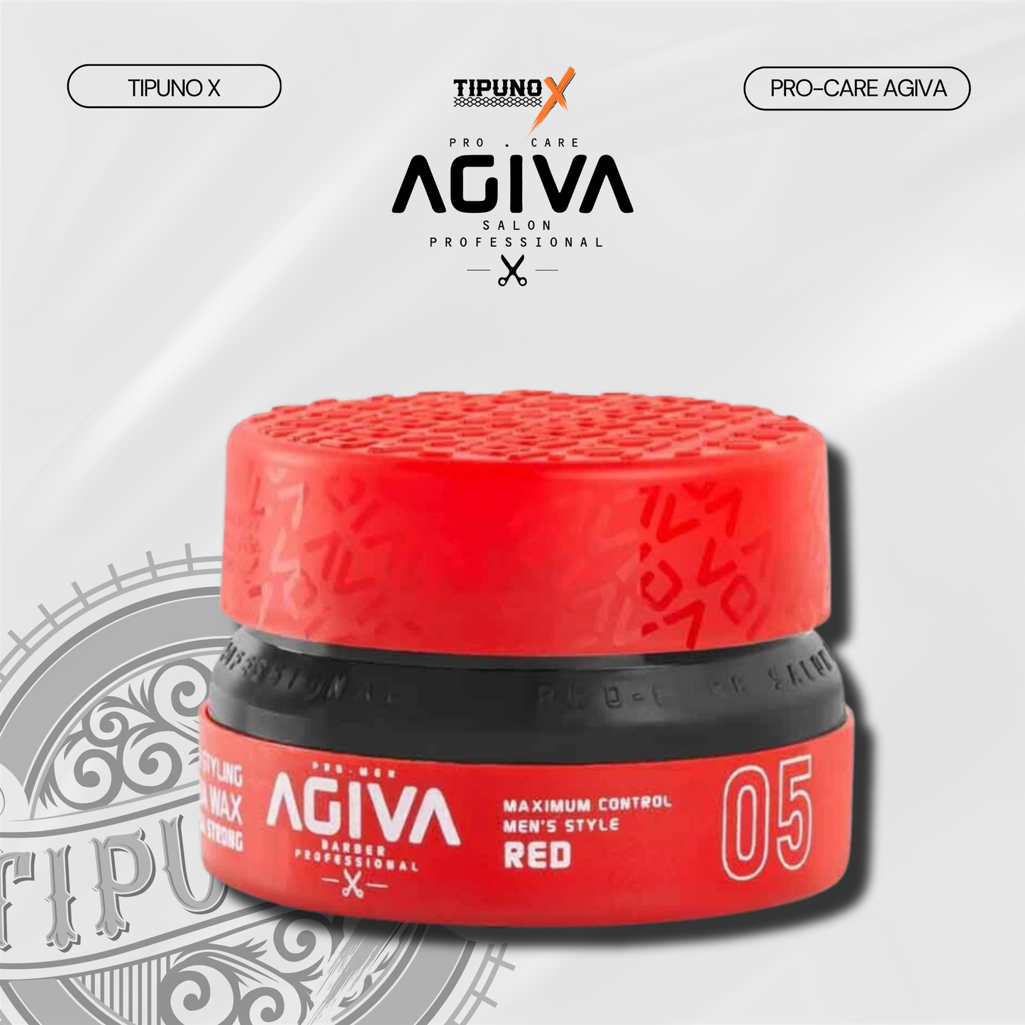 Agiva Wax Mega Strong 05 - Red 155ml