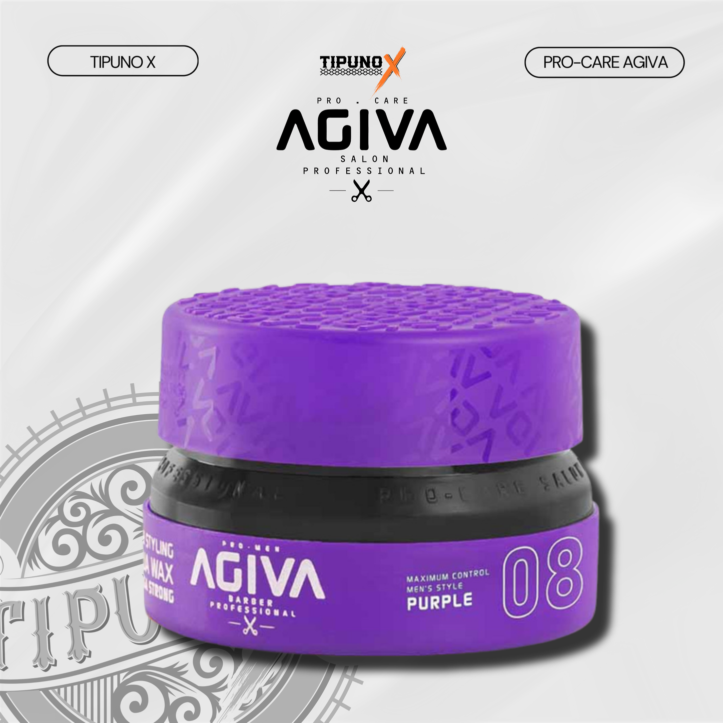 Agiva Wax Aqua Cool Bright 08 - Purple 155ml
