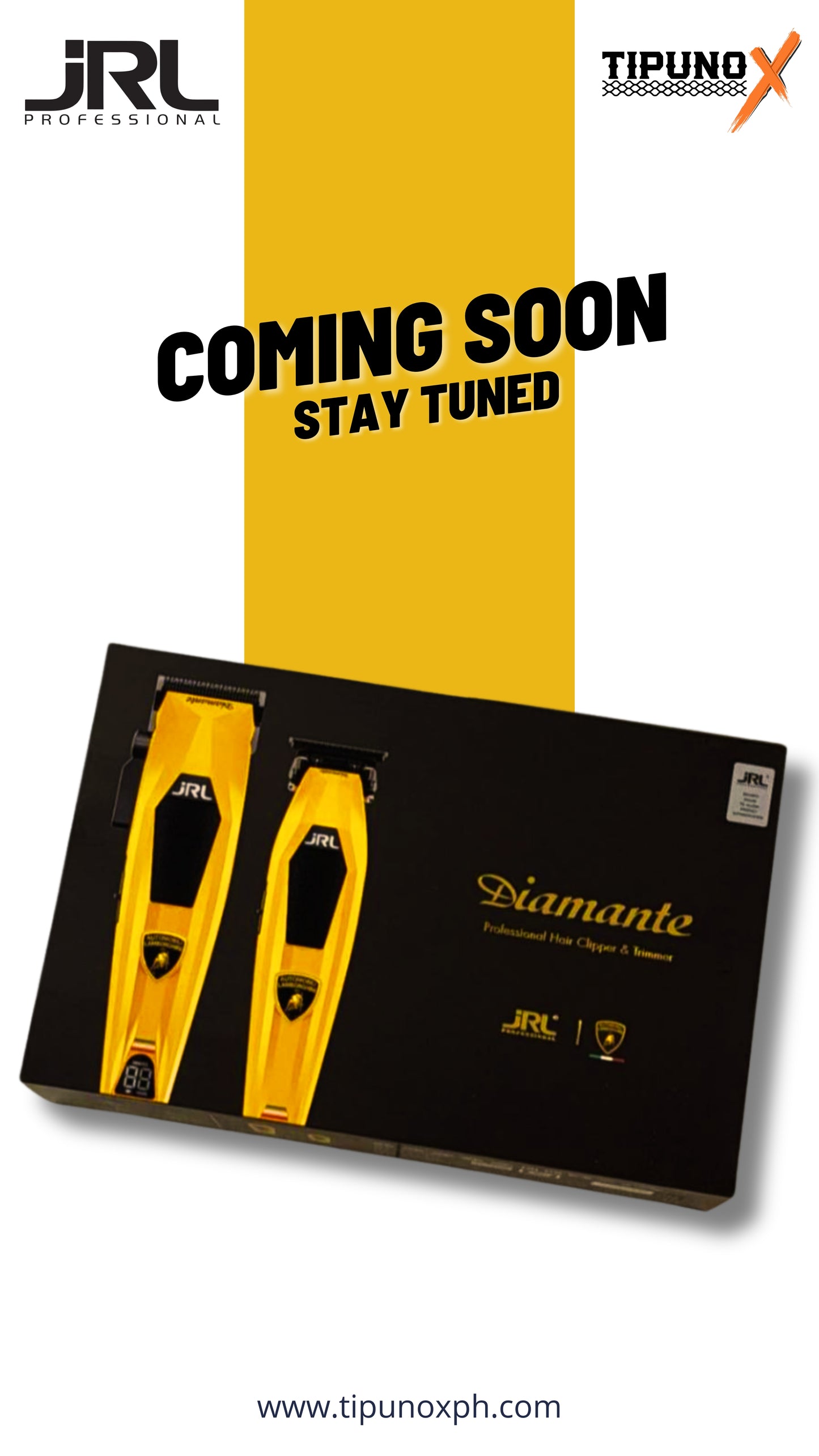 JRL x LAMBORGHINI DIAMANTE COLLECTION: Clipper aand Trimmer Set (PRE-ORDER)