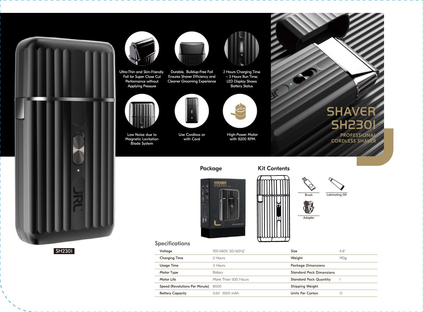 JRL SF SHAVER