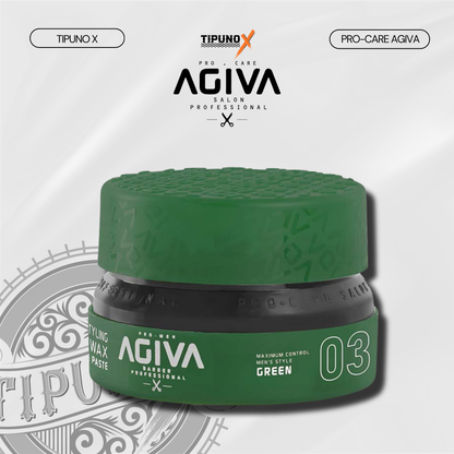 Agiva Wax Matte Paste 03 - Green 155ml