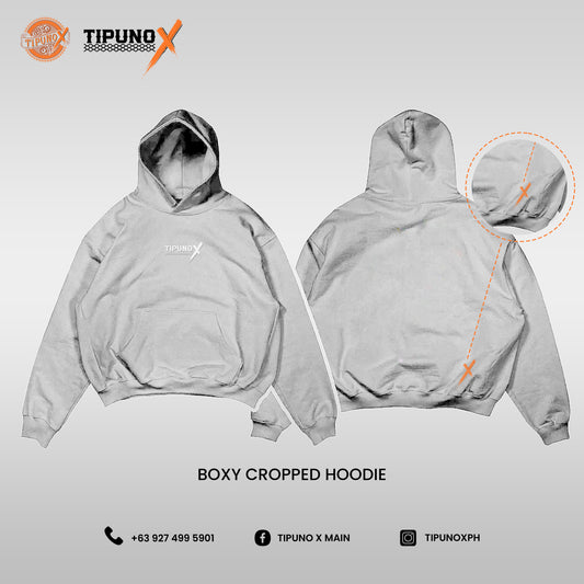 Boxy Crop Hoodie Dos