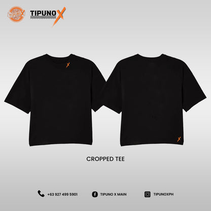 Cropped Tee Tres (Waffle)